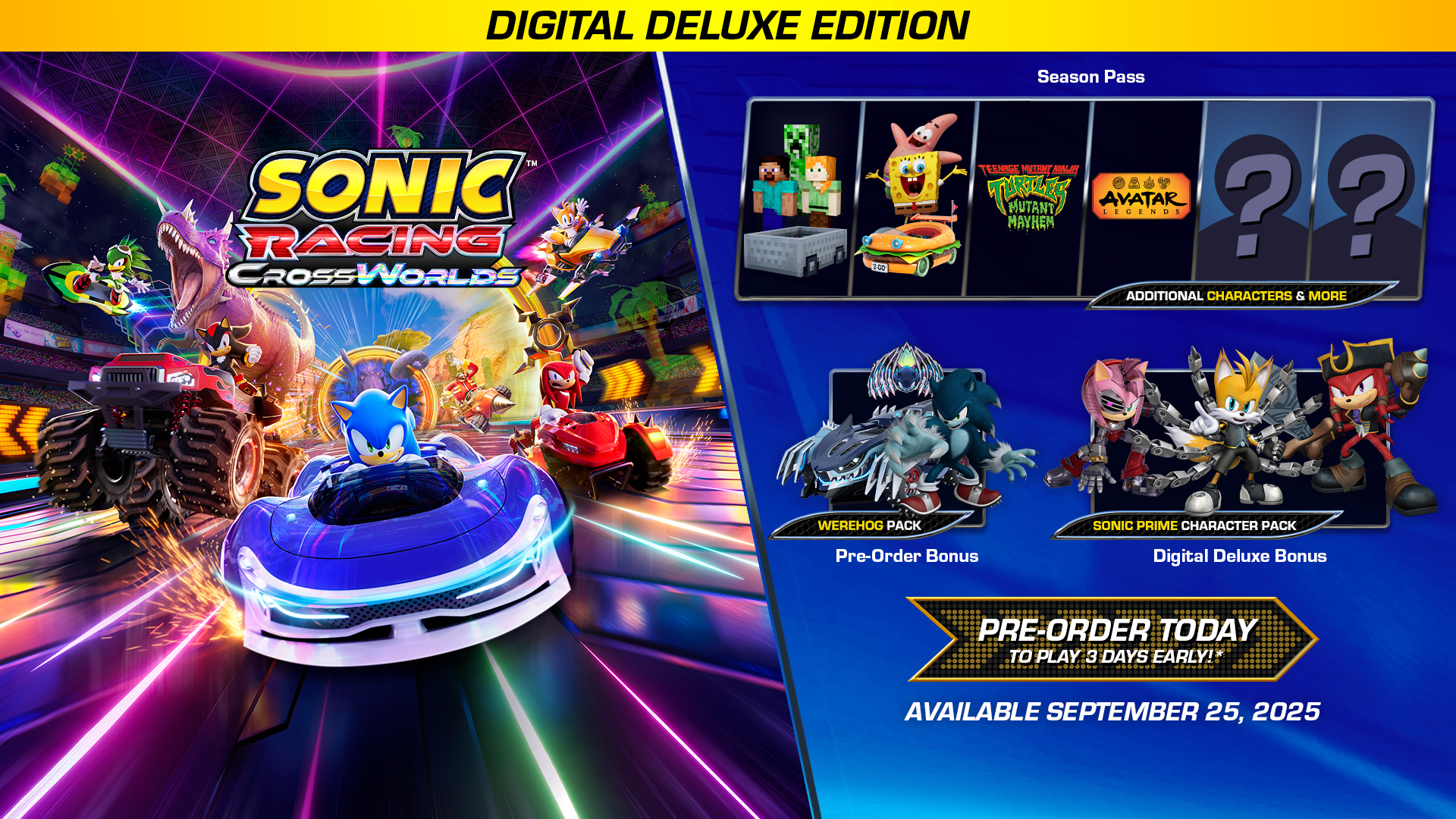 Sonic Racing: CrossWorlds | SEGA