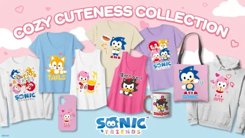 A NEW SONIC & FRIENDS LIFESTYLE COLLECTION ARRIVES ON AMAZON | SEGA