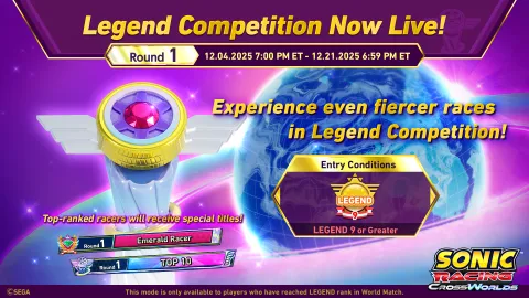 Sonic Racing: CrossWorlds - Ver.1.2.0 Legend Competition
