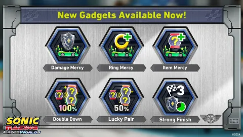 Sonic Racing: CrossWorlds - Ver1.20 New Gadgets