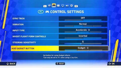 Sonic Racing: CrossWorlds Ver. 1.3.1 - Gadget Button