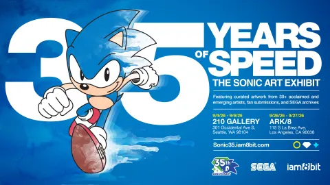 SONIC x iam8bit GALLERY TOUR & FAN ART SHOWCASE | SEGA