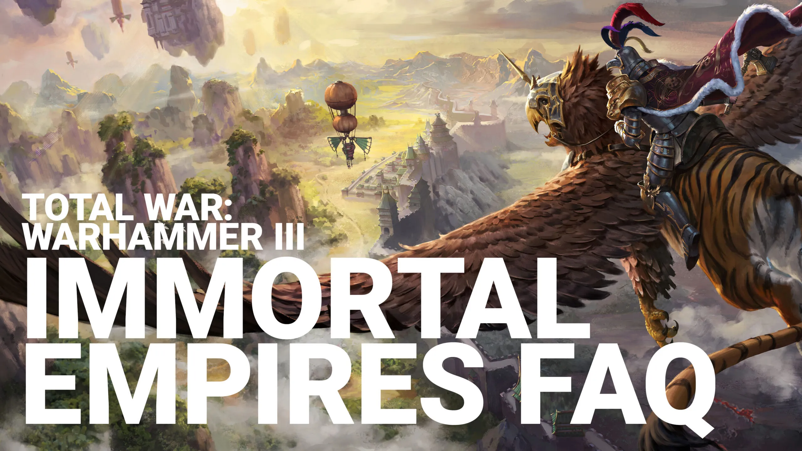 Immortal Empires Frequently Asked Questions | Total War